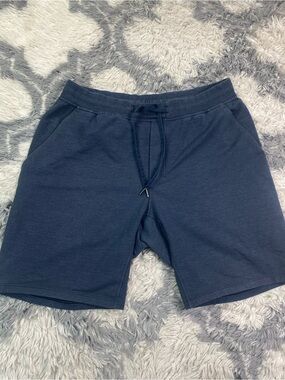 Lululemon Shorts Mens XL  Blue 9" French Terry Performance Athletic City Sweat